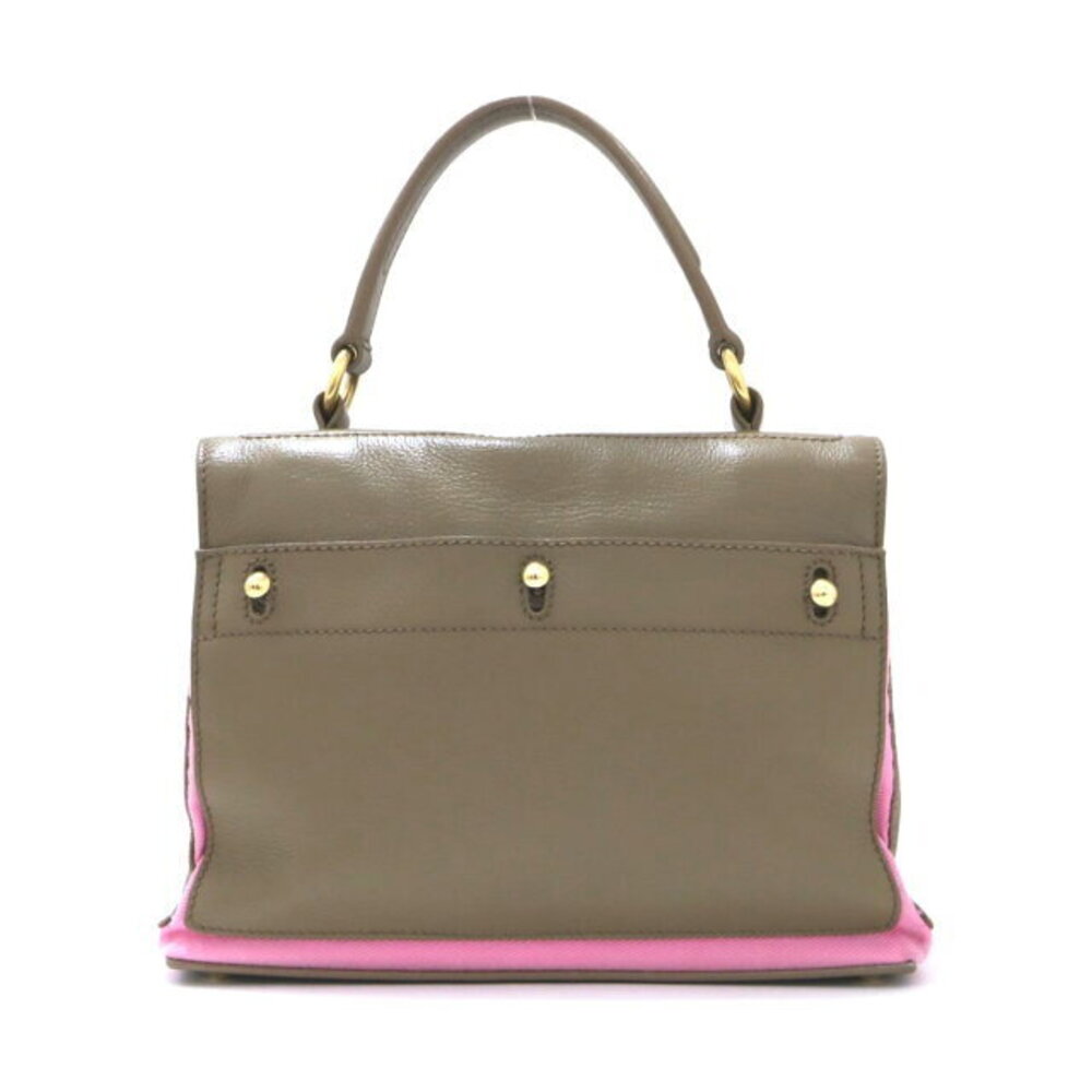 Saint Laurent Muse Two pink brown leather bag handbag Yves